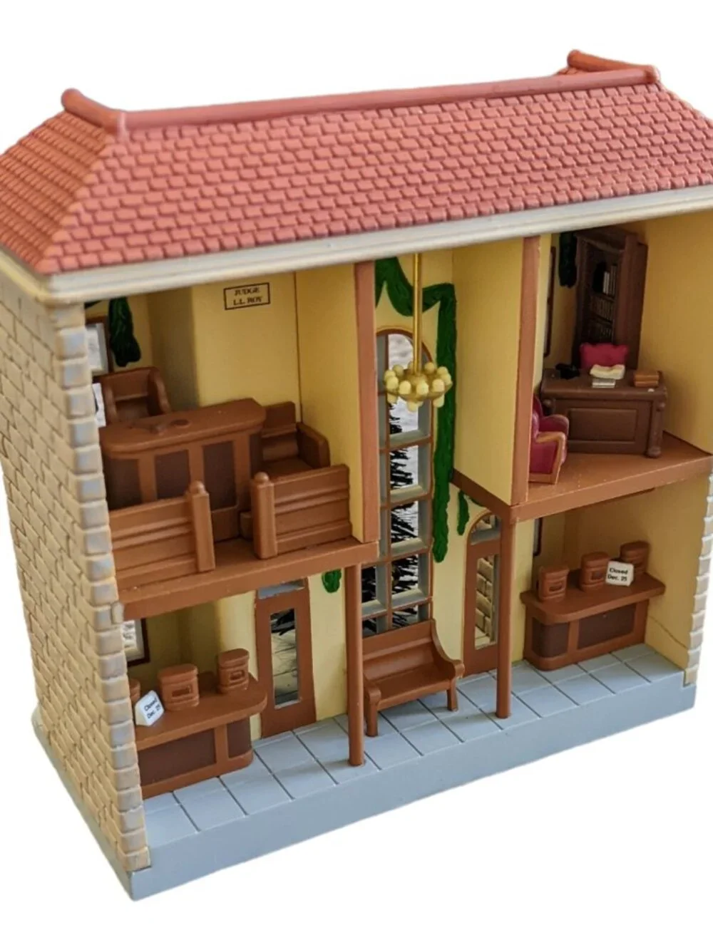 Hallmark Town Hall And Mayor's Christmas Tree Ornament